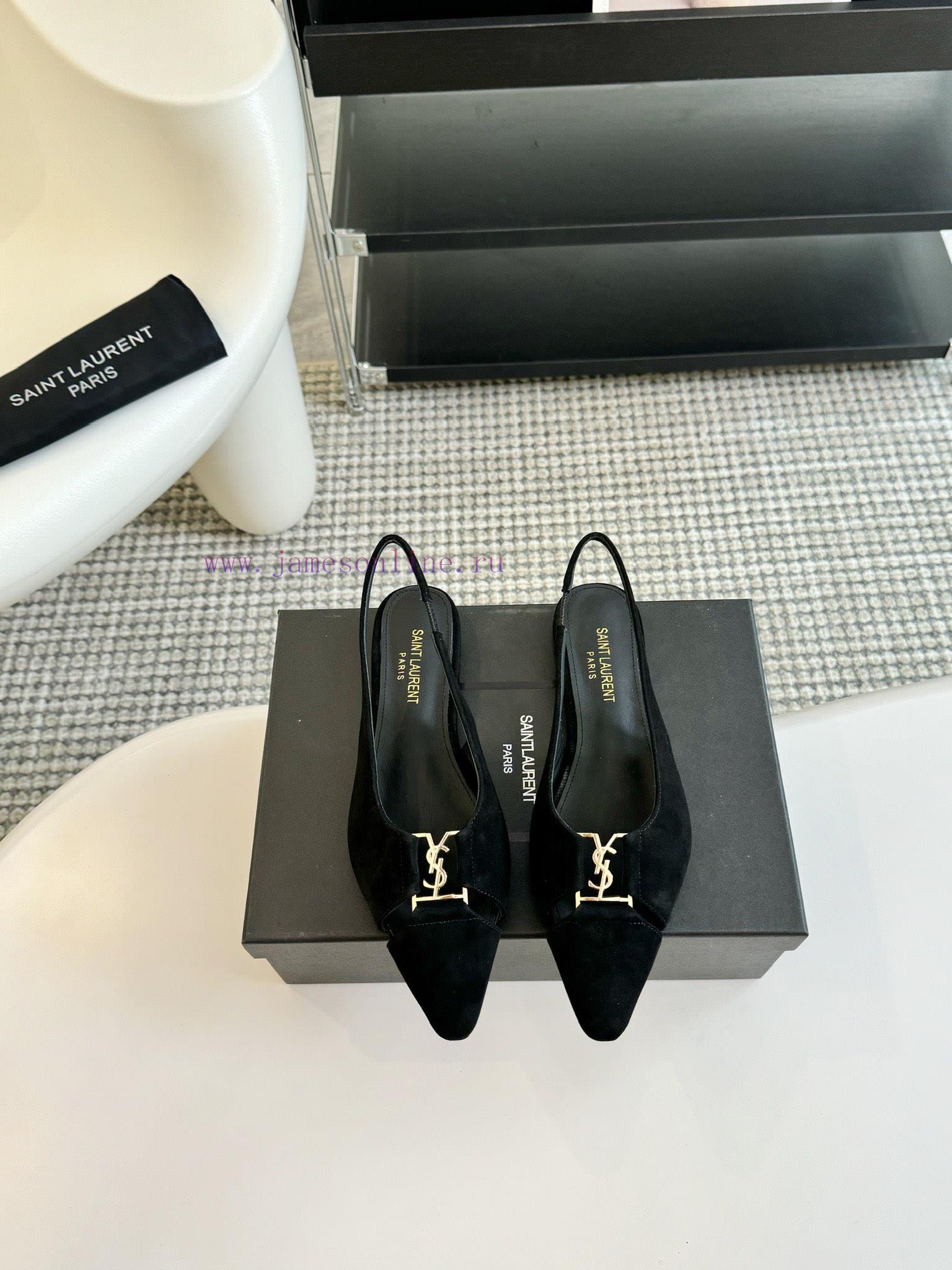 SAINT LAURENT 24/Pointed Flat SandalsWho loves YSL so much? These retro animal patterned fla8b6dbaum - Image 2