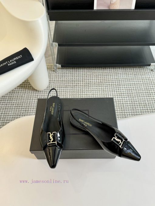 SAINT LAURENT 24/Pointed Flat SandalsWho loves YSL so much? These retro animal patterned flayq084r9g - Image 3