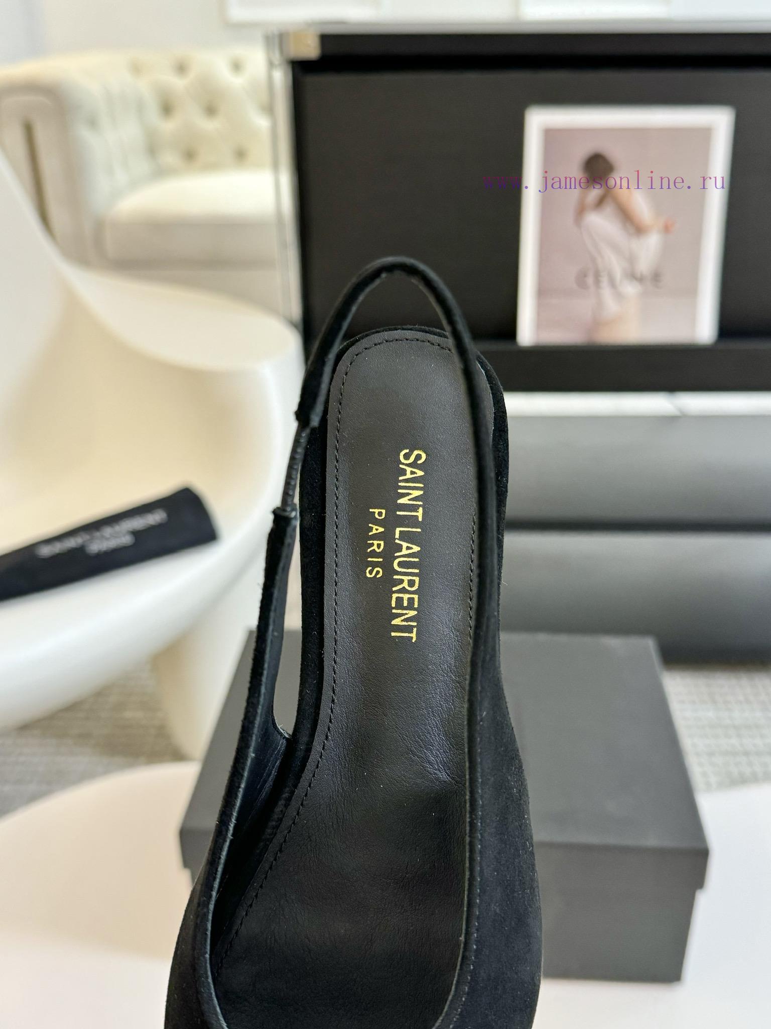 SAINT LAURENT 24/Pointed Flat SandalsWho loves YSL so much? These retro animal patterned fla8b6dbaum - Image 3