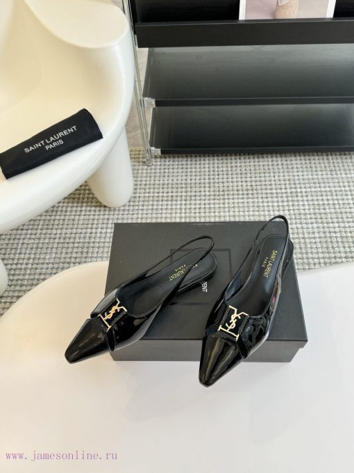 SAINT LAURENT 24/Pointed Flat SandalsWho loves YSL so much? These retro animal patterned flayq084r9g - Image 4