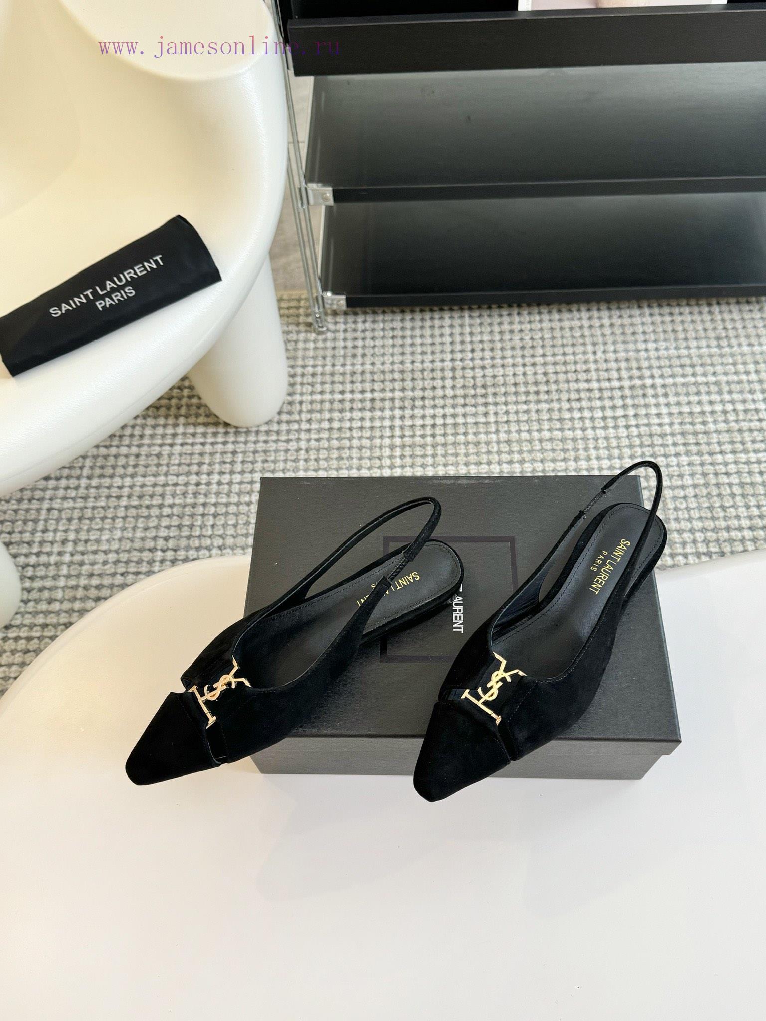 SAINT LAURENT 24/Pointed Flat SandalsWho loves YSL so much? These retro animal patterned fla8b6dbaum - Image 4