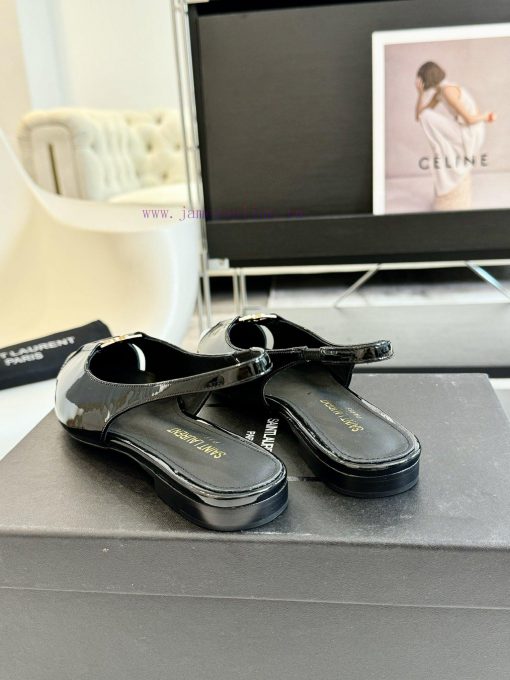 SAINT LAURENT 24/Pointed Flat SandalsWho loves YSL so much? These retro animal patterned flayq084r9g - Image 6