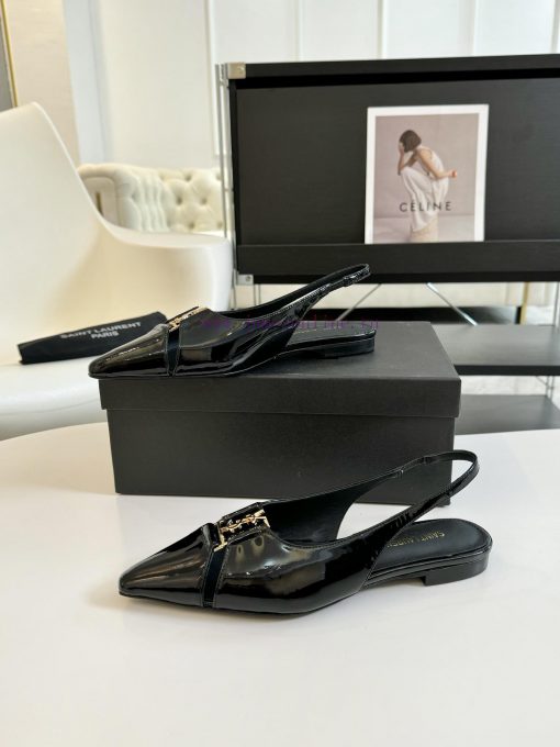 SAINT LAURENT 24/Pointed Flat SandalsWho loves YSL so much? These retro animal patterned flayq084r9g - Image 7