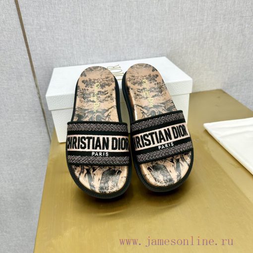 Dior - Dior 2024 Early Spring New Reverse Thick Bottom Jelly Color Women's SandalsCD letter dwyk7j1k - Image 6