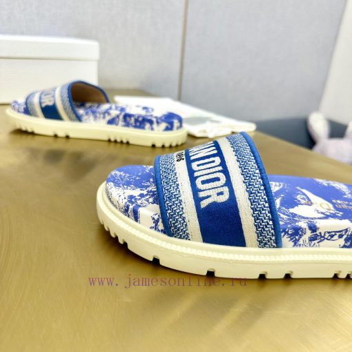 Dior - Dior 2024 Early Spring New Reverse Thick Bottom Jelly Color Women's SandalsCD letter nr1gw4ps - Image 9
