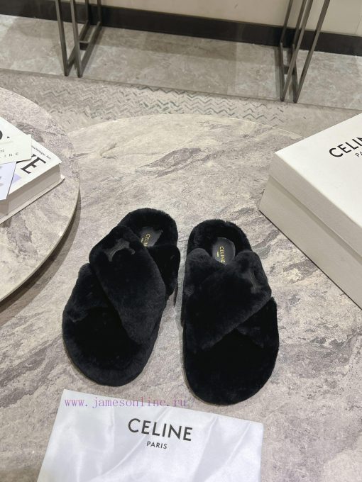 CELINE/Celine 𝟐𝟎 24/𝐒𝐒𝐧𝐞𝐰 Spring/Summer New Wool SlippersThis season's Celine made me love ih5hdm5pz