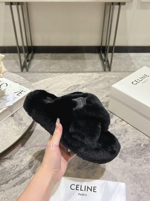 CELINE/Celine 𝟐𝟎 24/𝐒𝐒𝐧𝐞𝐰 Spring/Summer New Wool SlippersThis season's Celine made me love ih5hdm5pz - Image 7