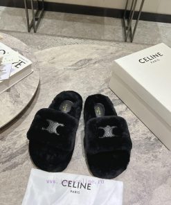 CELINE/Celine 𝟐𝟎 24/𝐒𝐒𝐧𝐞𝐰 Spring/Summer New Wool SlippersThis season's Celine made me love i4s92ig3z