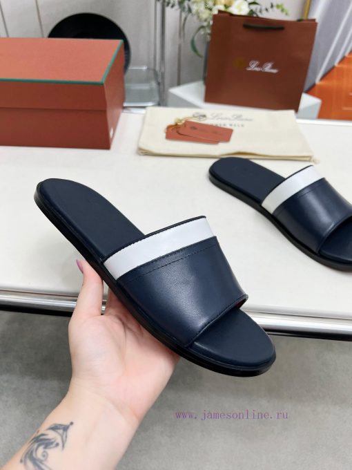 Lp male drag on newOriginal calf leather color blockingSizes 39-46Quantity and pricesr1xblcr - Image 3