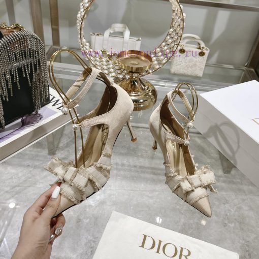 Tassel woven women's shoes Dior 2024 autumn fashion show new Adiorble women's shoes CD star lvif8wox - Image 5