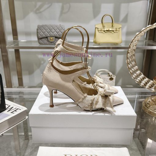 Tassel woven women's shoes Dior 2024 autumn fashion show new Adiorble women's shoes CD star lvif8wox - Image 7