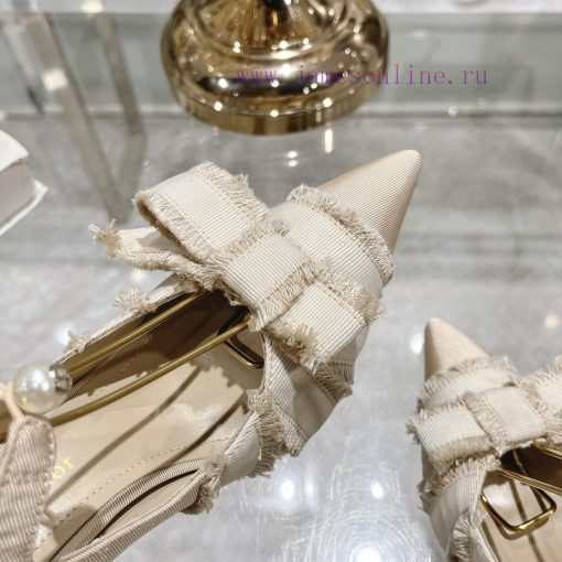 Tassel woven women's shoes Dior 2024 autumn fashion show new Adiorble women's shoes CD star lvif8wox - Image 9