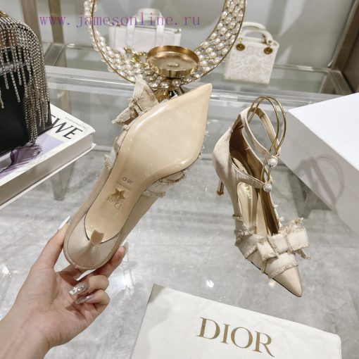 Tassel woven women's shoes Dior 2024 autumn fashion show new Adiorble women's shoes CD star lvif8wox - Image 10