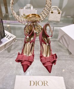 Tassel woven women's shoes Dior 2024 autumn fashion show new Adiorble women's shoes CD star h50fn83r