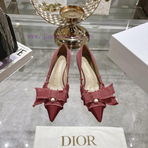 Tassel woven women's shoes Dior 2024 autumn fashion show new Adiorble women's shoes CD star r1qd1fmb - Image 2