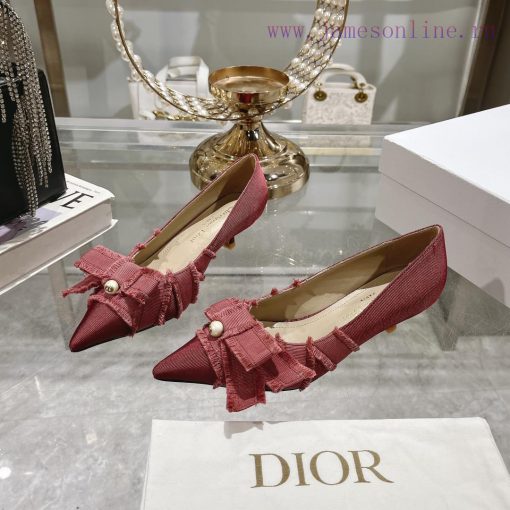 Tassel woven women's shoes Dior 2024 autumn fashion show new Adiorble women's shoes CD star r1qd1fmb - Image 4