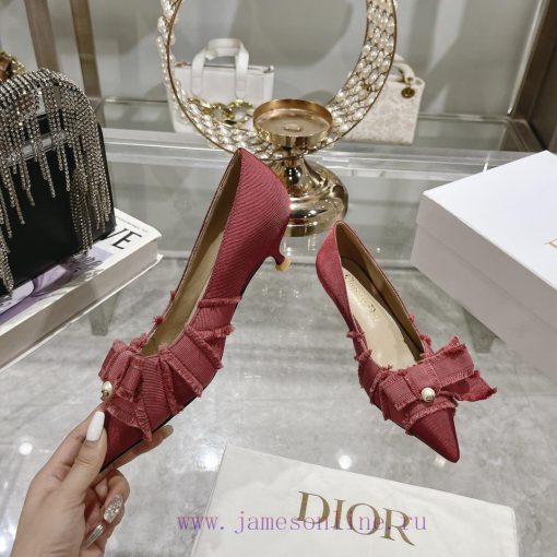 Tassel woven women's shoes Dior 2024 autumn fashion show new Adiorble women's shoes CD star r1qd1fmb - Image 5
