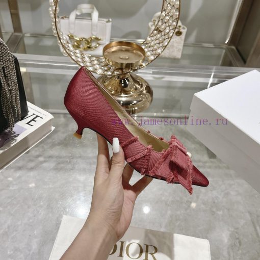 Tassel woven women's shoes Dior 2024 autumn fashion show new Adiorble women's shoes CD star r1qd1fmb - Image 6