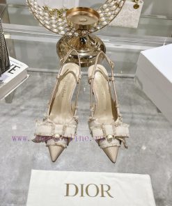 Tassel woven women's shoes Dior 2024 autumn fashion show new Adiorble women's shoes CD star imc54c46