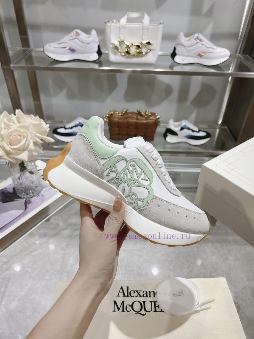 Top tierALEXANDER MCQUEEN/Alexander McQueen 2024 Spring/Summer Men's Sprint Sport Couple's Suyo10ttj - Image 2