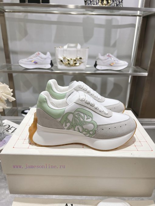 Top tierALEXANDER MCQUEEN/Alexander McQueen 2024 Spring/Summer Men's Sprint Sport Couple's Suyo10ttj - Image 3