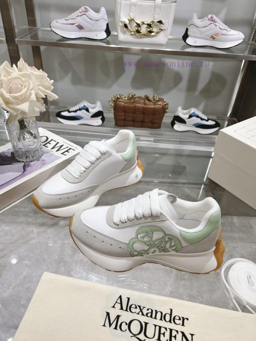 Top tierALEXANDER MCQUEEN/Alexander McQueen 2024 Spring/Summer Men's Sprint Sport Couple's Suyo10ttj - Image 4