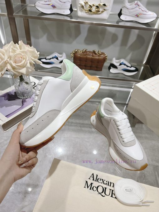 Top tierALEXANDER MCQUEEN/Alexander McQueen 2024 Spring/Summer Men's Sprint Sport Couple's Suyo10ttj - Image 6