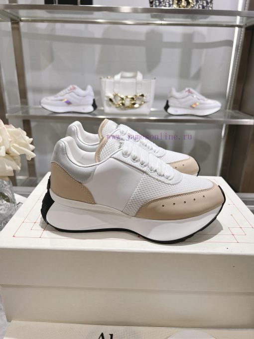 Top tierALEXANDER MCQUEEN/Alexander McQueen 2024 Spring/Summer Men's Sprint Sport Couple's Seqeawsyw - Image 3