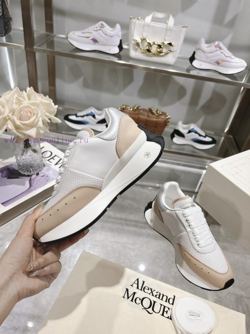 Top tierALEXANDER MCQUEEN/Alexander McQueen 2024 Spring/Summer Men's Sprint Sport Couple's Seqeawsyw - Image 4