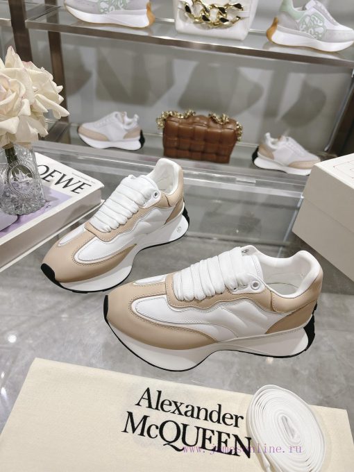 Top tierALEXANDER MCQUEEN/Alexander McQueen 2024 Spring/Summer Men's Sprint Sport Couple's Swzijofys - Image 5