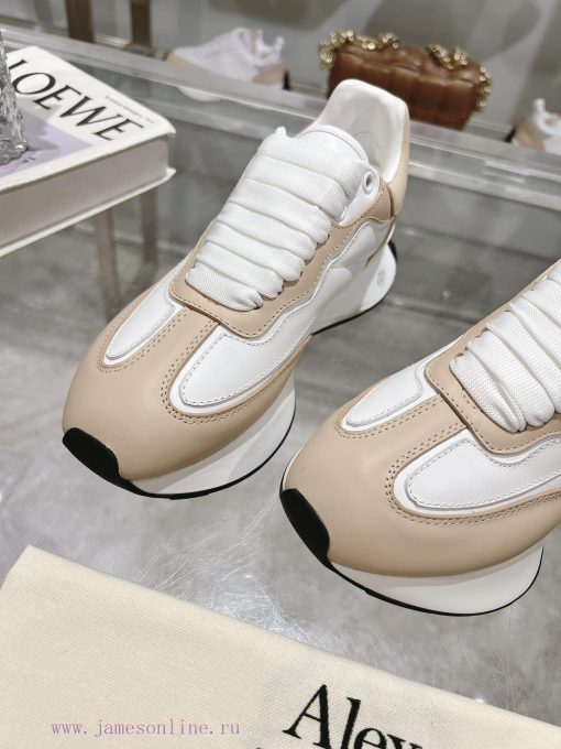 Top tierALEXANDER MCQUEEN/Alexander McQueen 2024 Spring/Summer Men's Sprint Sport Couple's Swzijofys - Image 8