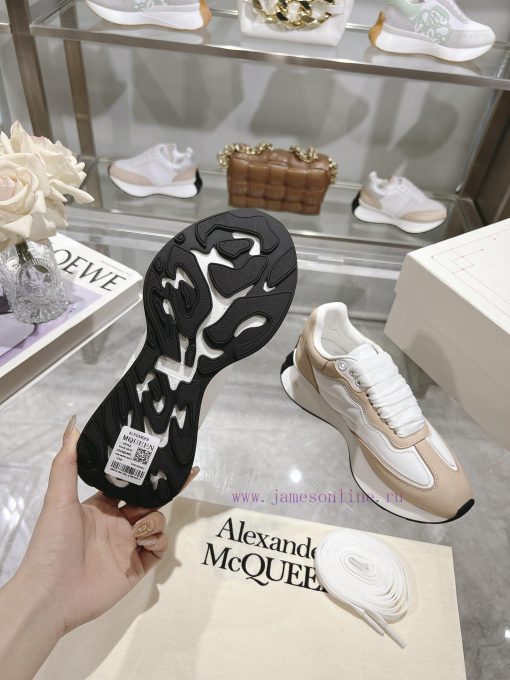 Top tierALEXANDER MCQUEEN/Alexander McQueen 2024 Spring/Summer Men's Sprint Sport Couple's Swzijofys - Image 9