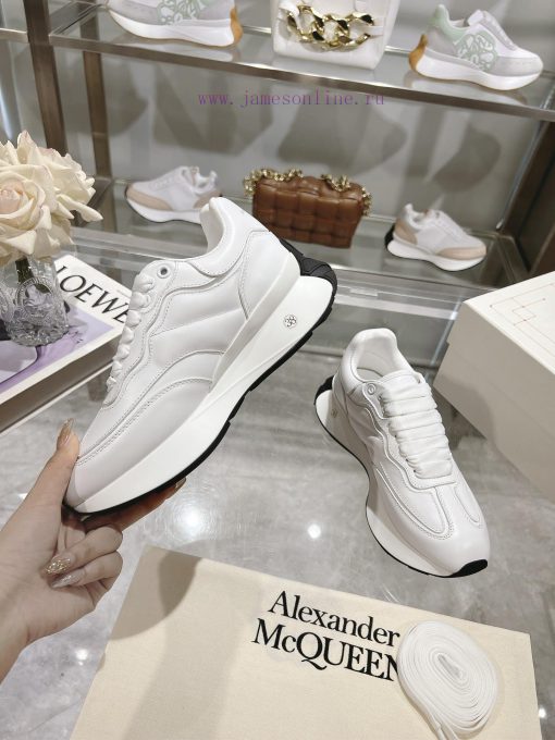 Top tierALEXANDER MCQUEEN/Alexander McQueen 2024 Spring/Summer Men's Sprint Sport Couple's Seji3hdaa - Image 7