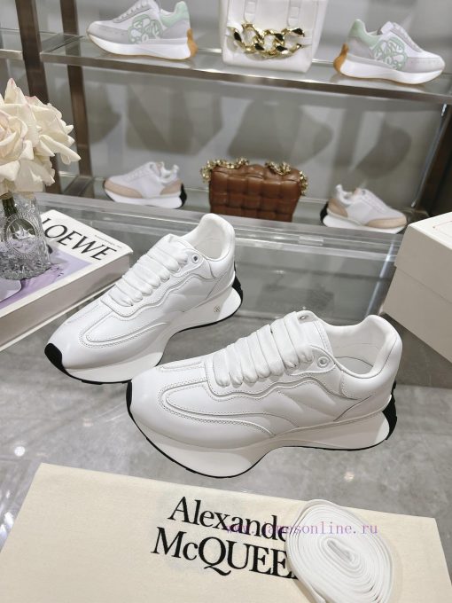 Top tierALEXANDER MCQUEEN/Alexander McQueen 2024 Spring/Summer Men's Sprint Sport Couple's Seji3hdaa - Image 8