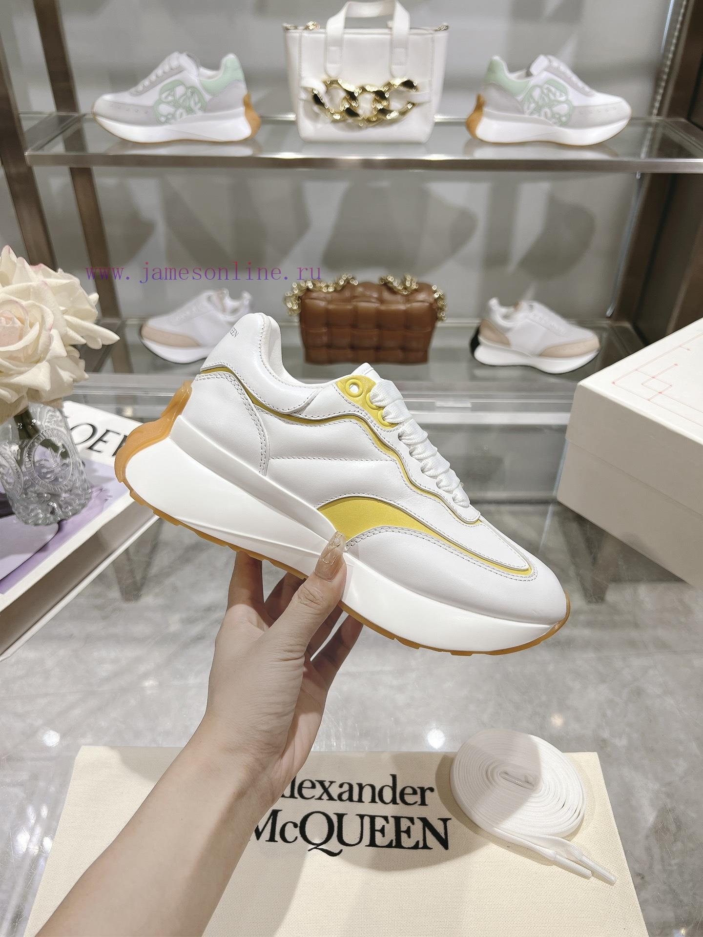 Top tierALEXANDER MCQUEEN/Alexander McQueen 2024 Spring/Summer Men's Sprint Sport Couple's S5ky0524j - Image 2
