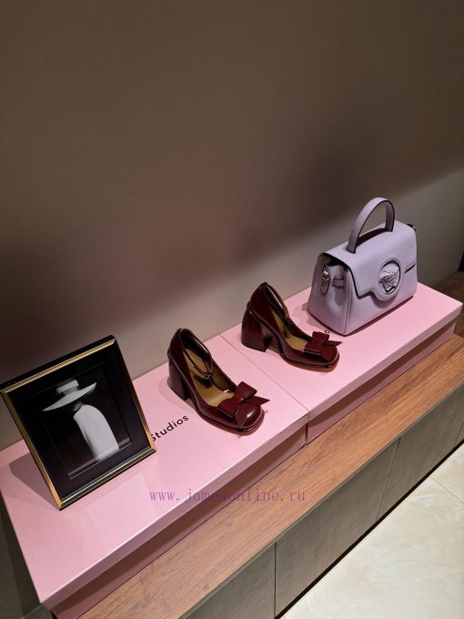 The mostShushutong's new autumn and winter Mary Jane collection features high heels with a b4q8p7pm1 - Image 2