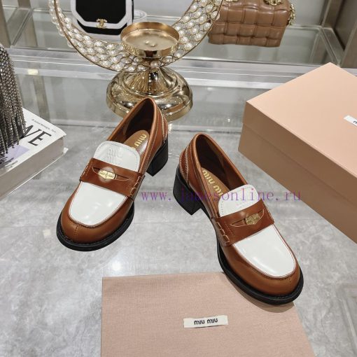 24 Autumn/Winter New Collection: Changmiumiu's newly released high-heeled coin loafers are hn21kgy0q - Image 3