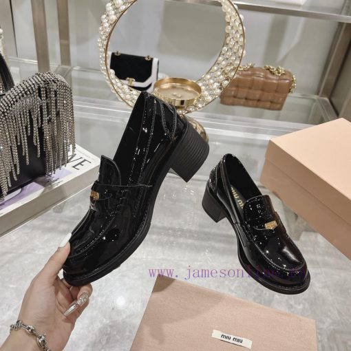24 Autumn/Winter New Collection: Changmiumiu's newly released high-heeled coin loafers are hfgtqgq33 - Image 5