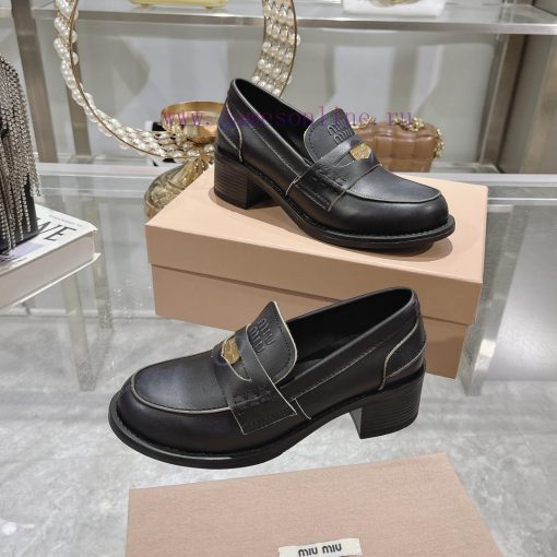 24 Autumn/Winter New Collection: Changmiumiu's newly released high-heeled coin loafers are hqe7ytgr3 - Image 7