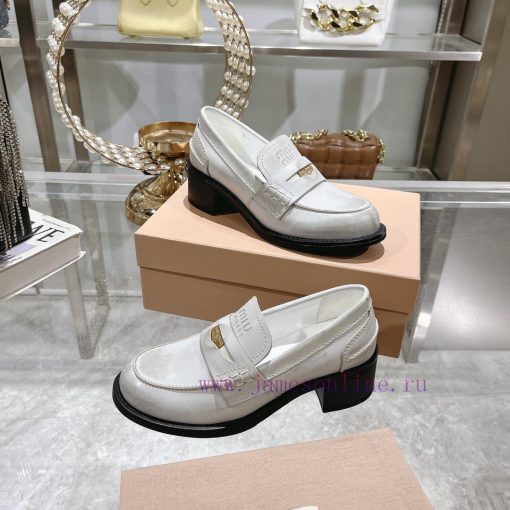 24 Autumn/Winter New Collection: Changmiumiu's newly released high-heeled coin loafers are hk3ilq0as - Image 7