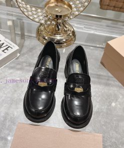 24 Autumn/Winter New Collection: Changmiumiu's newly released high-heeled coin loafers are hkkb72vz1