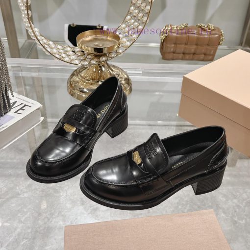 24 Autumn/Winter New Collection: Changmiumiu's newly released high-heeled coin loafers are hkkb72vz1 - Image 4