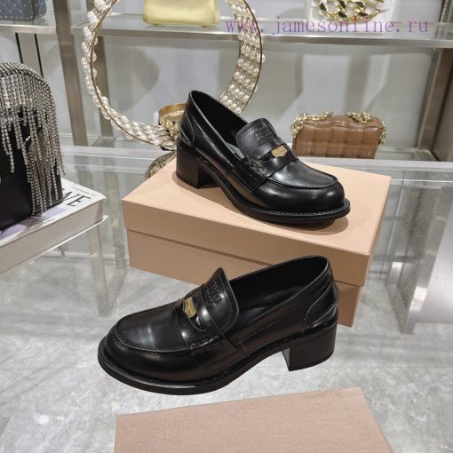 24 Autumn/Winter New Collection: Changmiumiu's newly released high-heeled coin loafers are hkkb72vz1 - Image 7