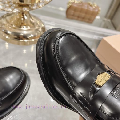 24 Autumn/Winter New Collection: Changmiumiu's newly released high-heeled coin loafers are hkkb72vz1 - Image 9