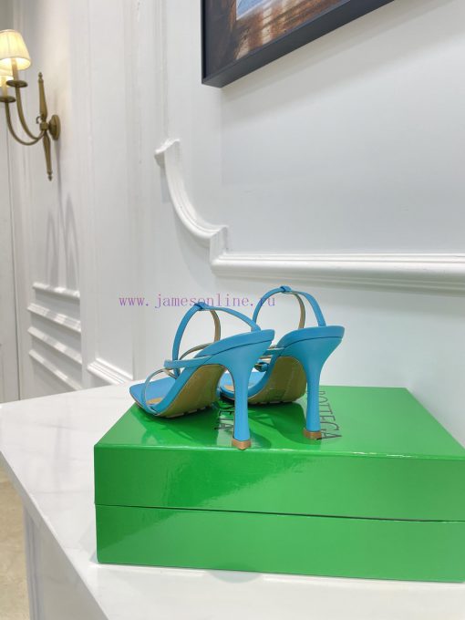 BV Butterfly Home 12 Color Strap Sandals Sky BlueBOTTEGA VENETA Strap Toe Sandals Continue txnybiica - Image 7
