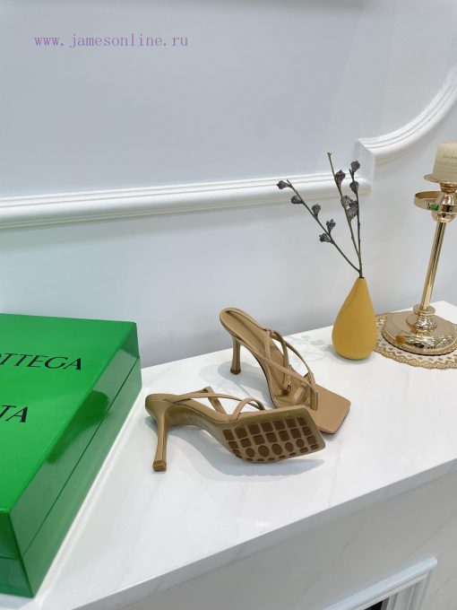 BV Butterfly Home 12 Color Strap Sandals Sky BlueBOTTEGA VENETA Strap Toe Sandals Continue tc1xboot9 - Image 7