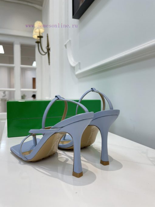 BV Butterfly Home 12 Color Strap Sandals Sky BlueBOTTEGA VENETA Strap Toe Sandals Continue tent2p6gm - Image 6