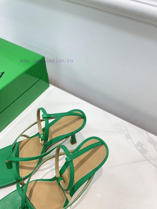 BV Butterfly Home 12 Color Strap Sandals Sky BlueBOTTEGA VENETA Strap Toe Sandals Continue tl1wgbmm2 - Image 6