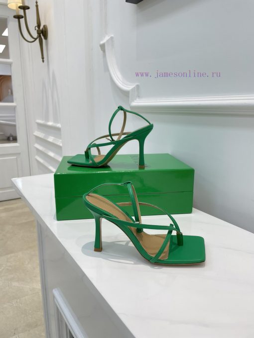 BV Butterfly Home 12 Color Strap Sandals Sky BlueBOTTEGA VENETA Strap Toe Sandals Continue tl1wgbmm2 - Image 8
