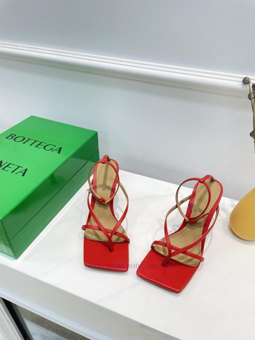 BV Butterfly Home 12 Color Strap Sandals Sky BlueBOTTEGA VENETA Strap Toe Sandals Continue tb338ji6u - Image 2